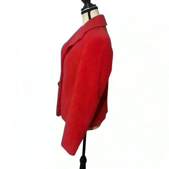 Evan-Picone Women’s size medium pink/red one button blazer. - Picture 2 of 9